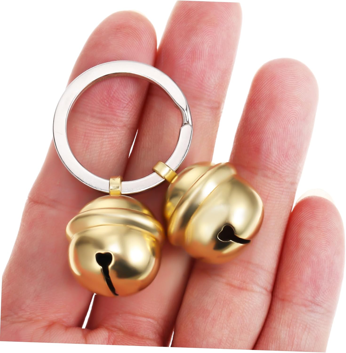 Sosoport Delicate Copper Bells for Pet Collars Durable Cat Dog Accessories Fun Safe Collar Bell for Enhanced Pet Safety Adds Personality to Your Furry Friend