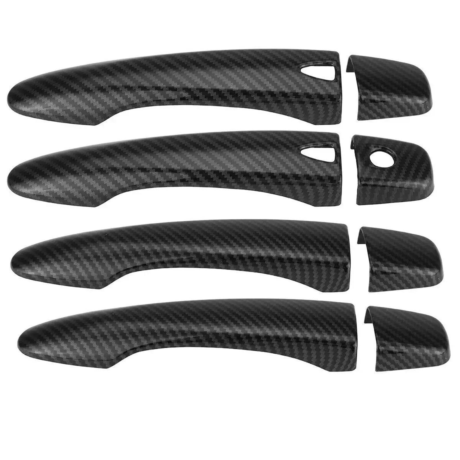 YSDSLS Car Exterior Door Handle Cover Sticker Moulding Trim Accessories for Nissan for X-Trail 2014-2017(Smart Carbon)