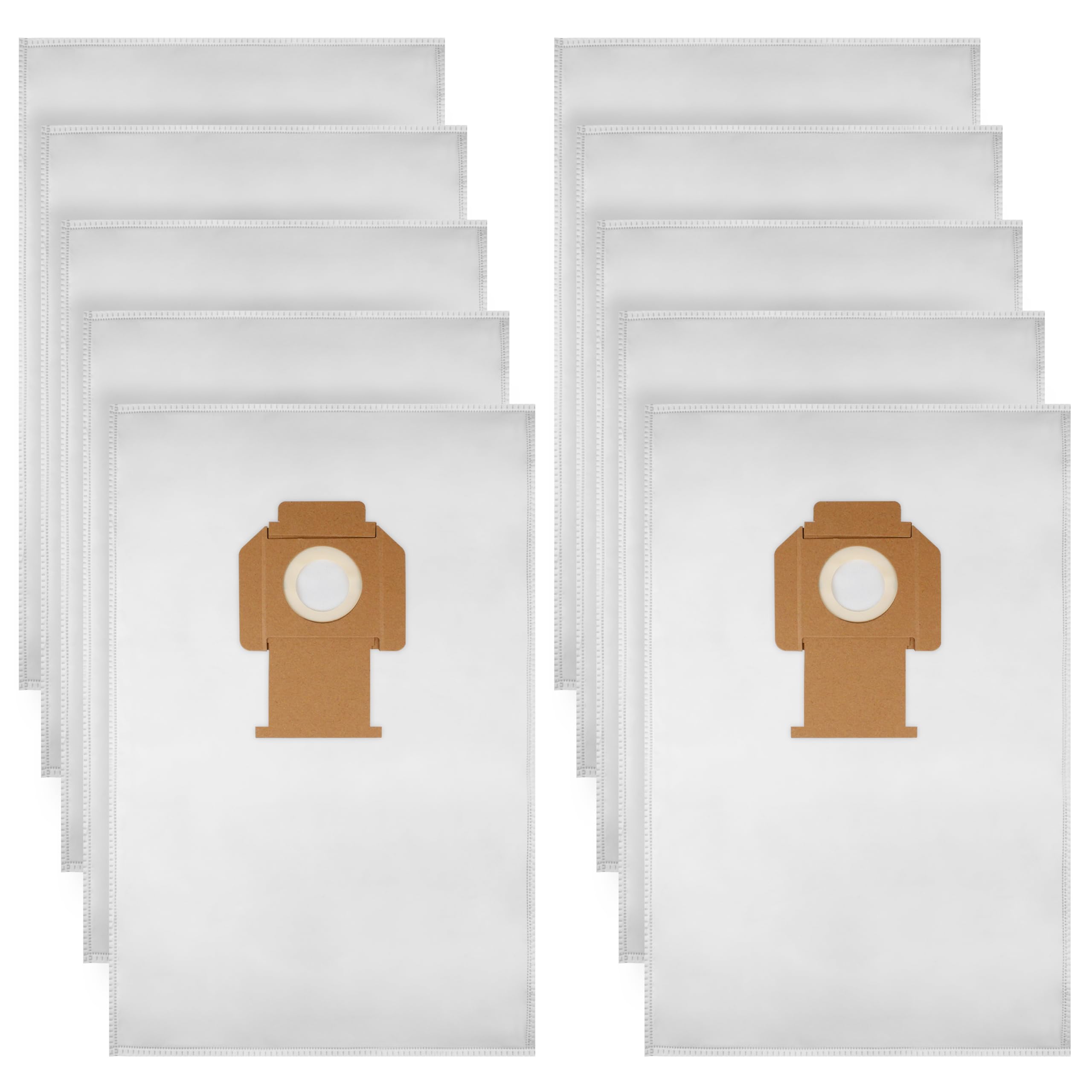 10 Pack Fleece ShopVac Replacement Bags - Fits Dewalt DWV010 DWV012 DWV015 8&amp;10 Gallon Dust Extractor(DWV9402)