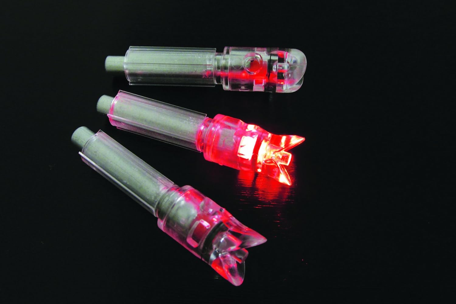 GWS Game Warning System Lighted Crossbow Nocks (Pack of 3), Red, Nocks