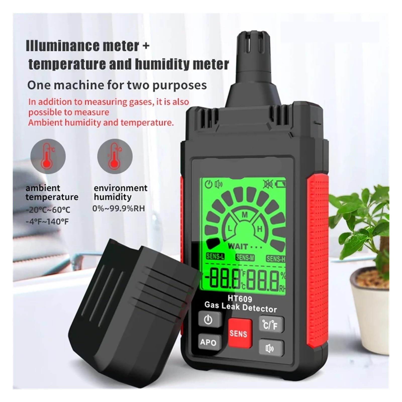 Gasdetektor, Gas Leck Detektor Brennbaren Sensor Tester Professionelle Natürliche Methan Leckage