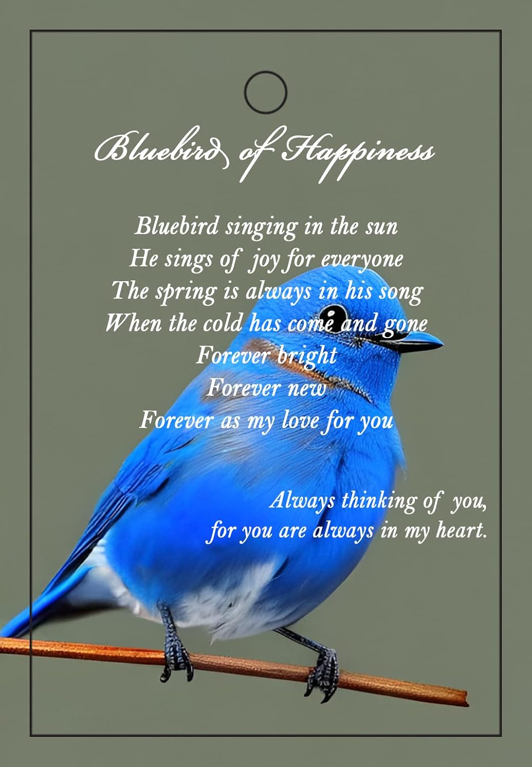 Bluebird of Happiness Ornament, Joy & Fulfillment Gift Blue Bird Ornaments for Spring, Summer and Christmas Trees - Image 8
