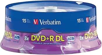 Amazon.com: Verbatim DVD+R DL 8.5GB 8X AZO with Branded Surface Amazon.com: Verbatim DVD+R DL 8.5GB 8X AZO with Branded Surface