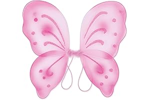 Beistle Pink Nylon Fairy Wings