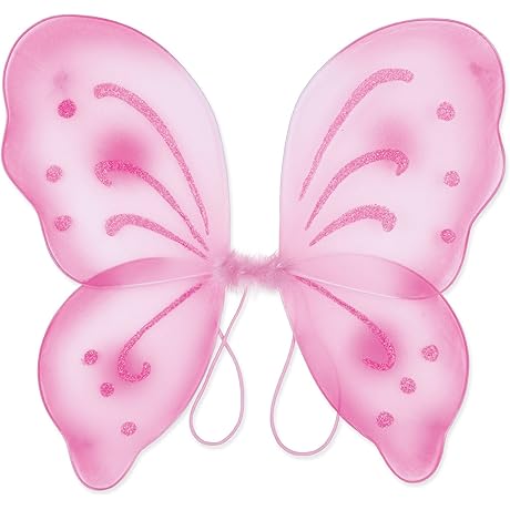 Beistle Pink Nylon Fairy Wings