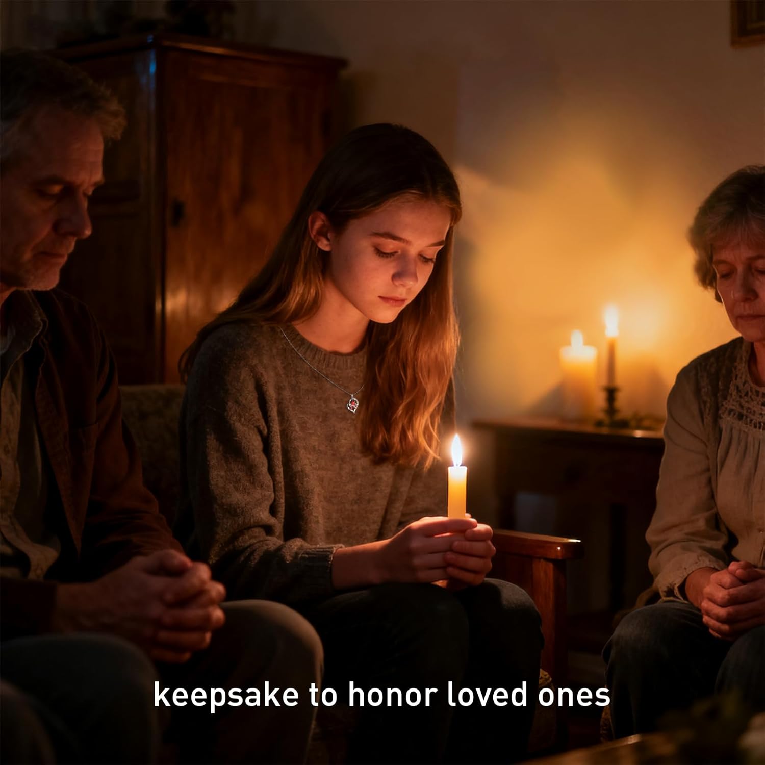 Fenthring Cardinal Necklace Heart Red Bird Spiritual Memorial Engraved When Cardinal Appear Angels are Near Dainty Inspirational 925 Sterling Silver Animal Necklaces for Loss of Loved Heart - Image 6
