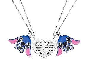 Best Friend Stitch Necklace: Token of Eternal Friendship