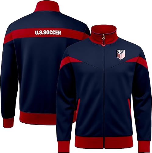 Miniatura 2 de Icon Sports Chaqueta de Entrenamiento con Licencia Oficial de la Federación de Fútbol de EE. UU. - Unisex Adulto