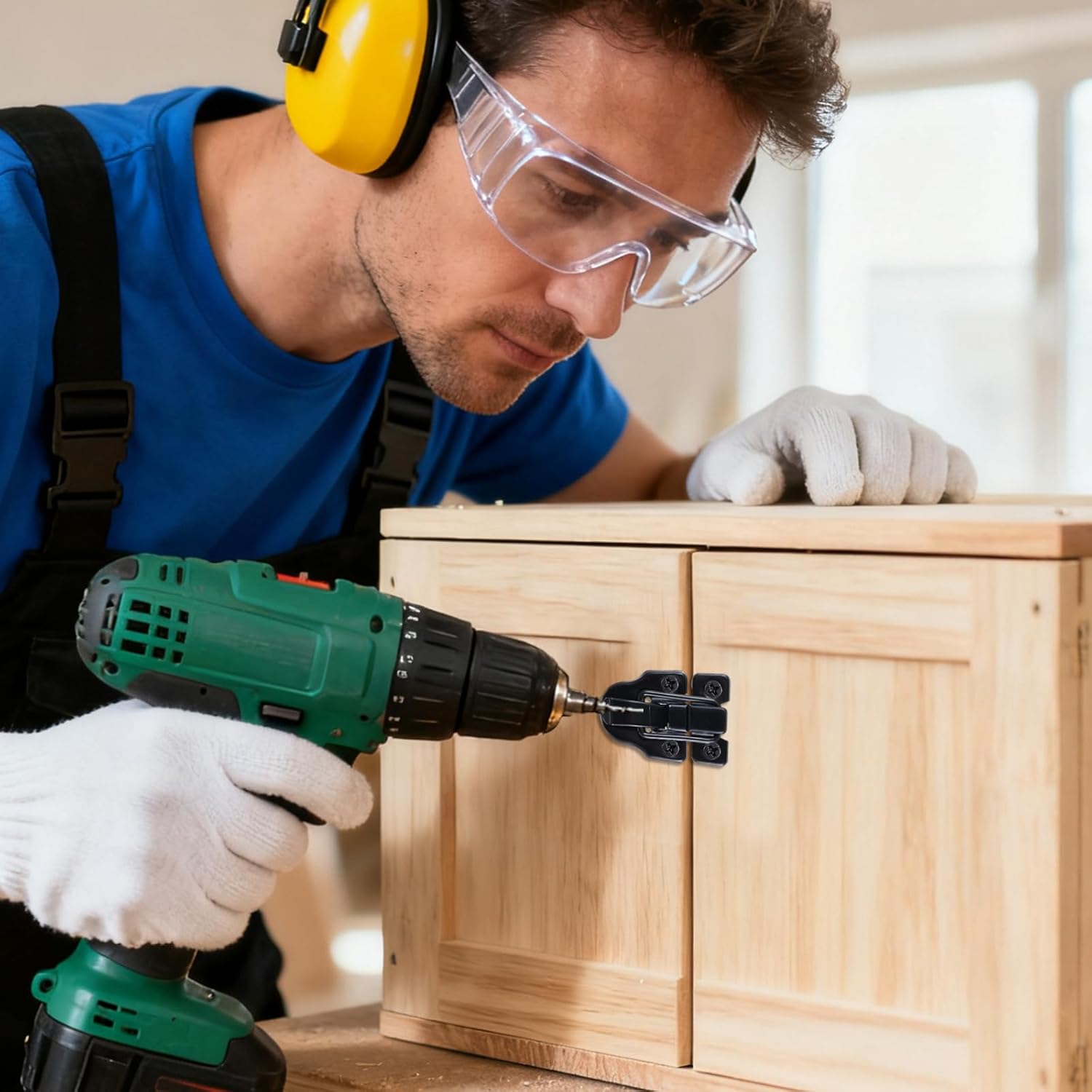 2 PCS Small Toggle Hasp Latch with Hardening Screws, Metal Tool Box Buckle Latches Hardware Black Duckbilled Jewelry Box Latch Locks Replacement Chest Latches for Cabinet Door Guitar Case Wooden Boxes