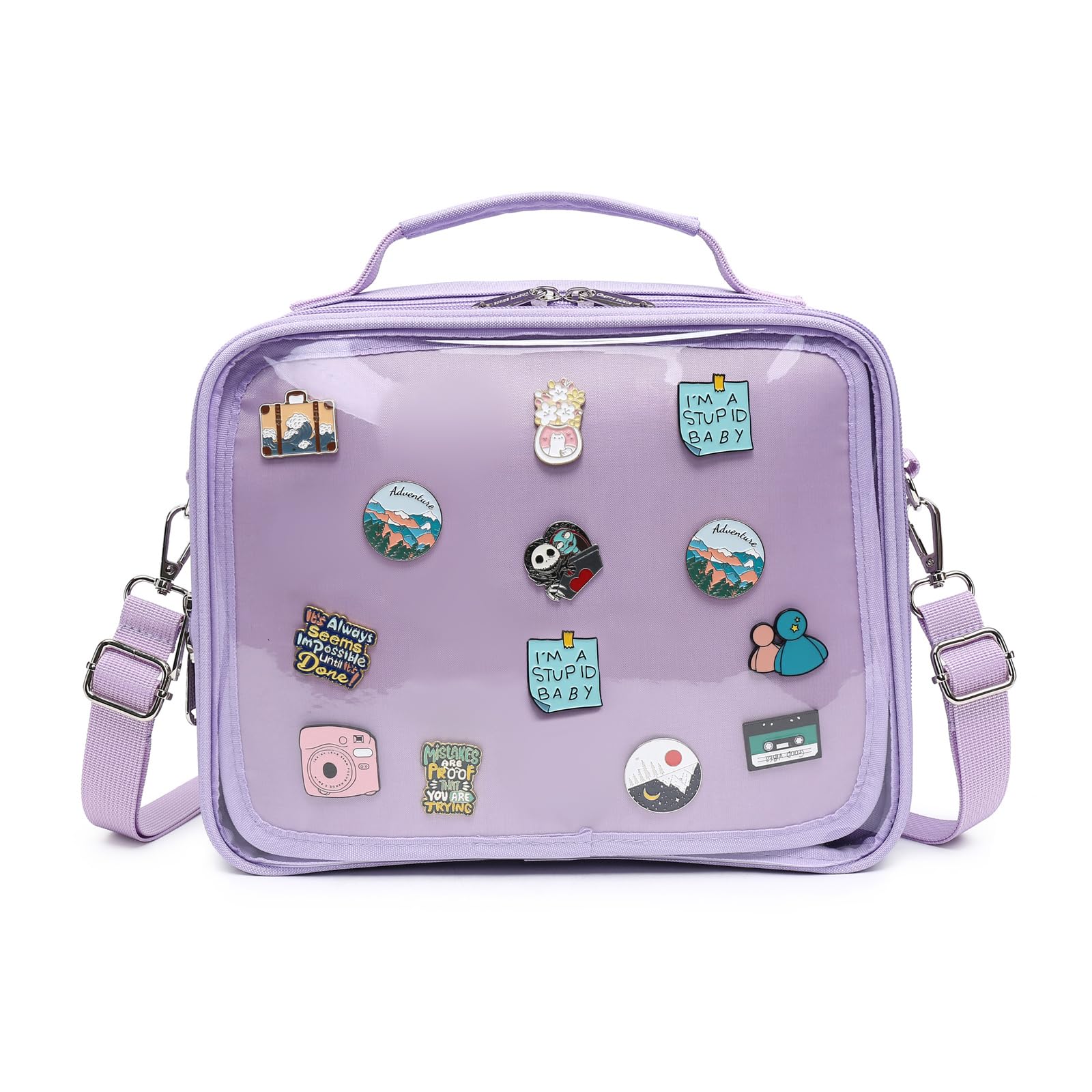 CHERRY SAUCE Dopamine Color Ita Bag Backpack Satchel Oxford Crossbody Messenger Shoulder Bag