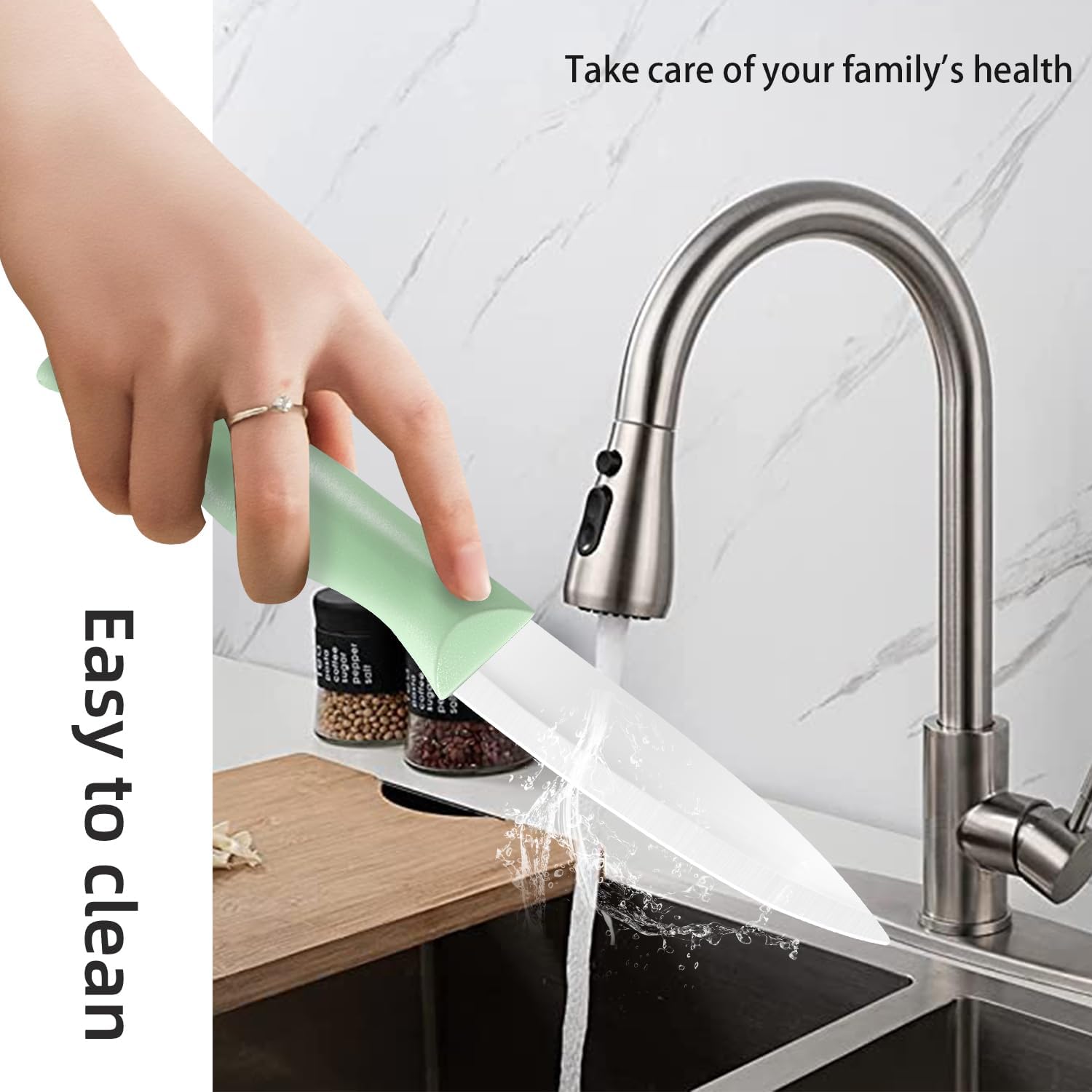 3 Pieces Ceramic Knives set, 4 inch Fruit Knife is Suitable for Most Vegetables, Fruits and Meats - Image 6