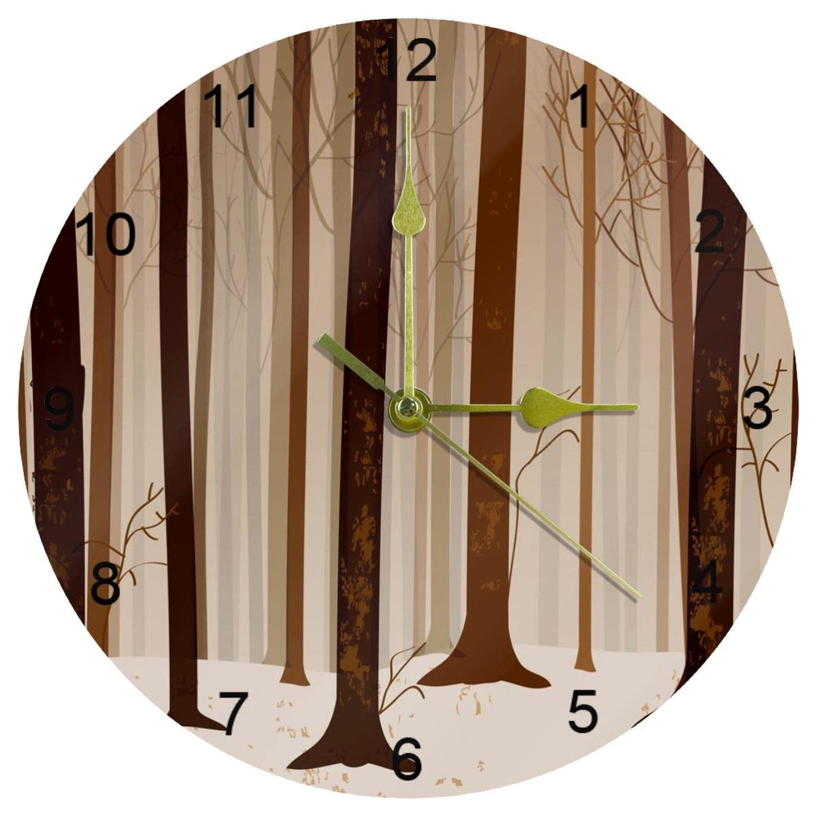 Horloge murale facile à lire de 25,4 cm pour ne plus manquer l'heure en cuisine