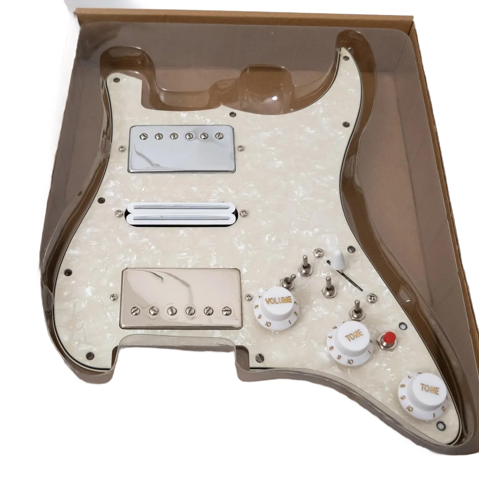 Części Pickguardów Do Gitary Elektrycznej HSH Wstępnie Okablowana Cewka Pickguard Do Gitary Dzielona