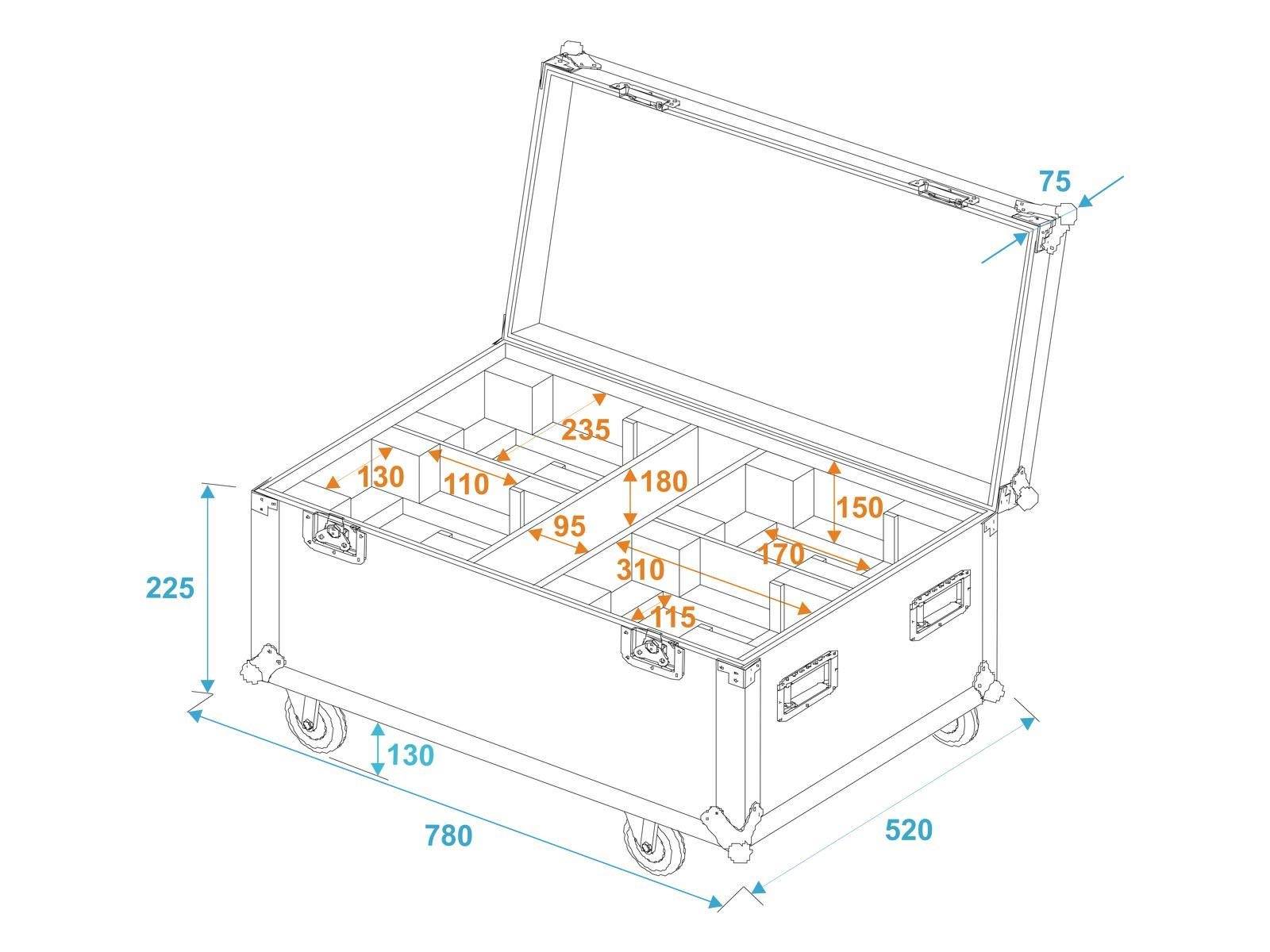 Ruote Per Flight Case - Silenziose E Resistenti Per Pro
