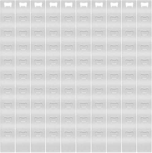 Paquete de 100 abridores de botellas de tarjetas de crédito, abrebotellas de metal para tarjetas de cerveza, tarjetas de póquer, abrebotellas,