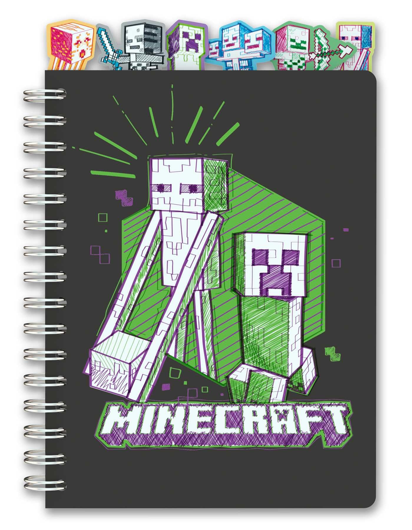Minecraft: Hostile Mobs Spiral Notebook