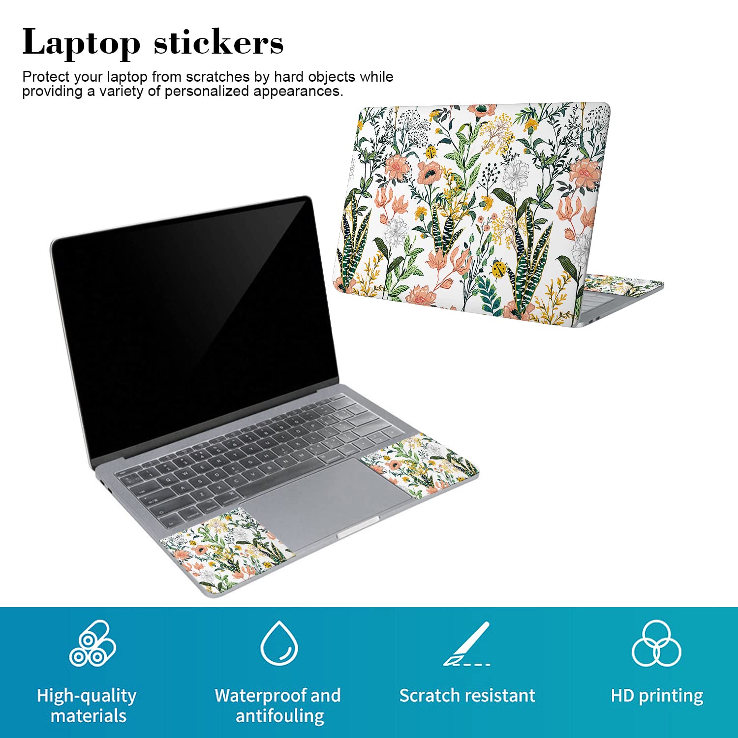 Sticker Laptop Protector Snapklik.com : HAOCOO Laptop Notebook Skin Sticker Decal, 11/12/13/13.3 ...