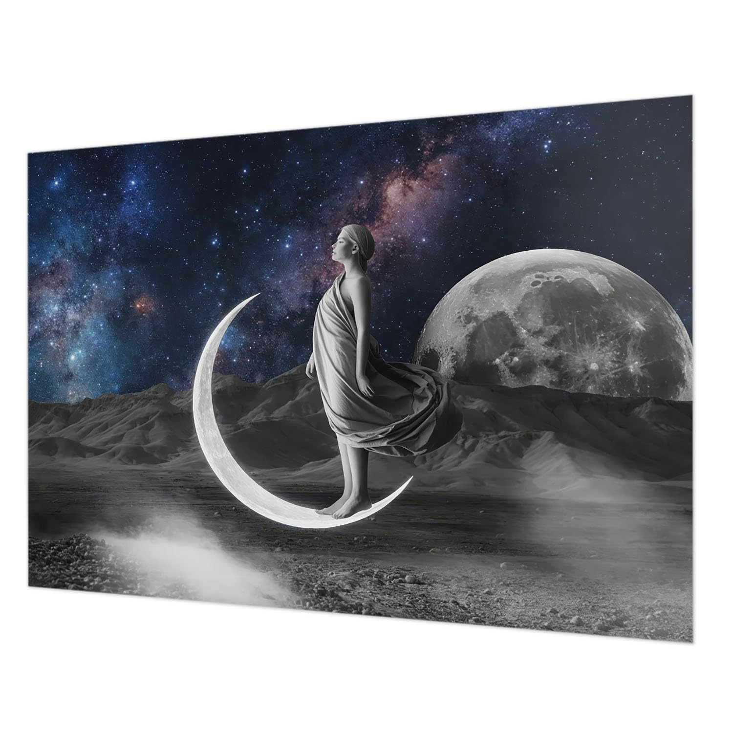Papier Peint Intissé 208x146 cm Motif Rêves Nocturnes pour Chambre