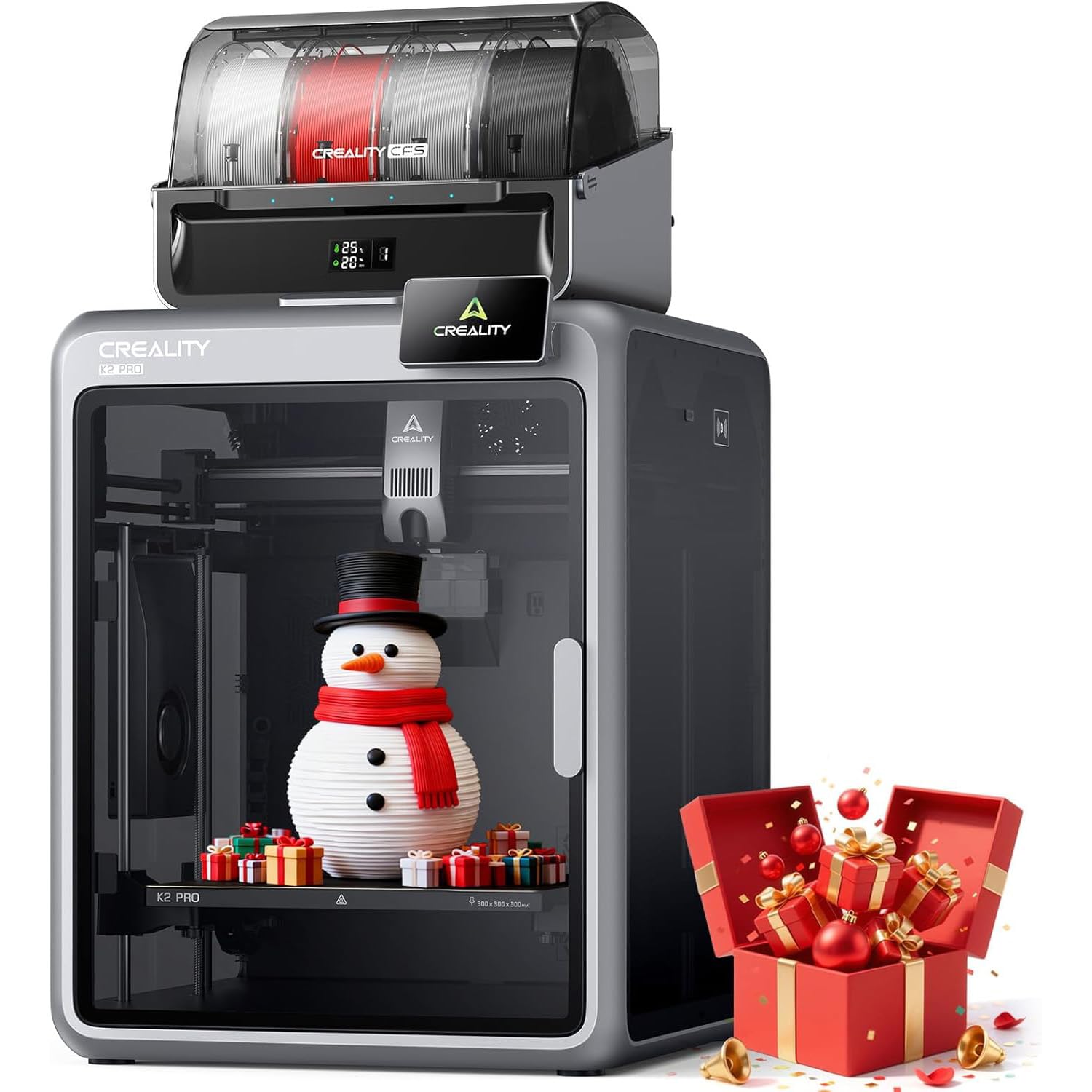 Creality K2 Pro Combo Impressora 3D, Impressora 3D Multicolorida
