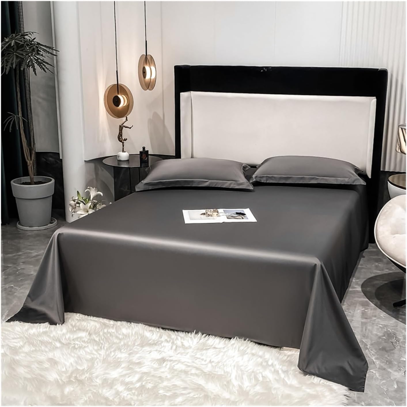 Bed Sheet, Bed Sheet, Linen Towel, 100S Long Staple Cotton Satin