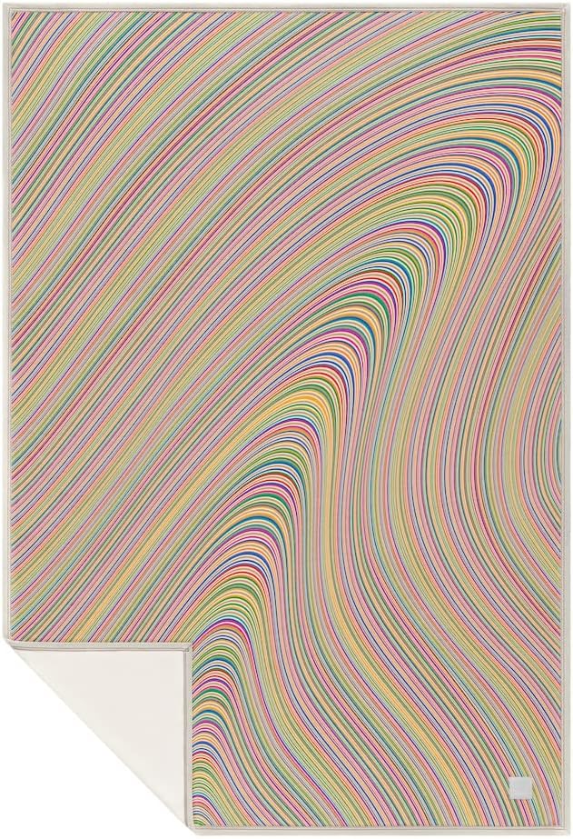 Rumpl CozyHemp Blanket | Ultra Soft Organic Blanket for Camping, Picnics, Traveling, Concerts | 50" x 70" | Deckstripe