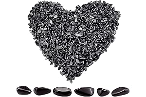 2lb 950g Wholesale Small Natural Black Obsidian Tumbled Bulk Crystal Chips Crushed Stone Gemstone