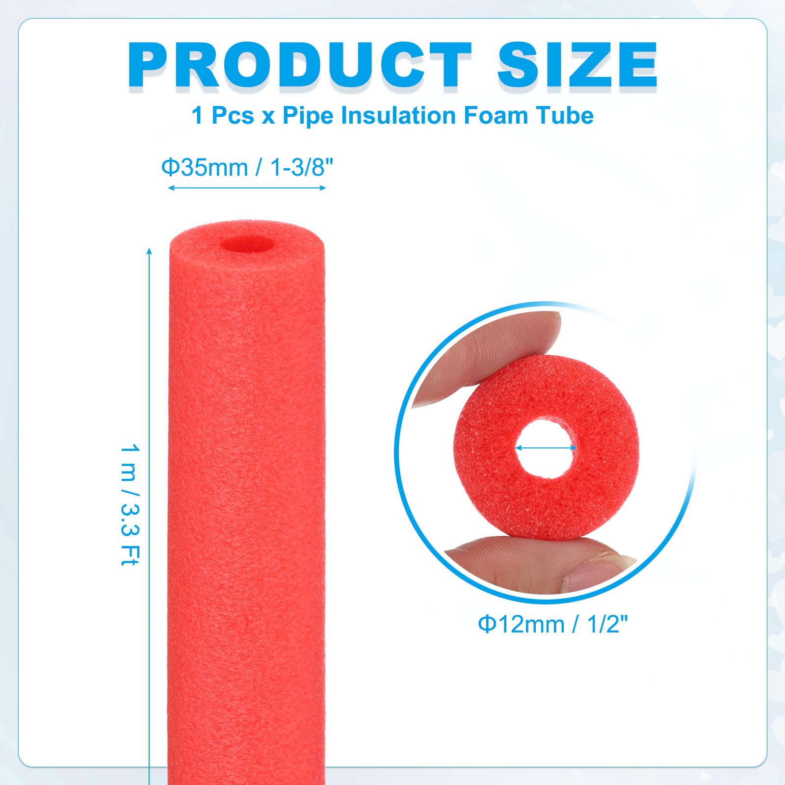 PATIKIL Pipe Insulation Foam Tube - Image 2