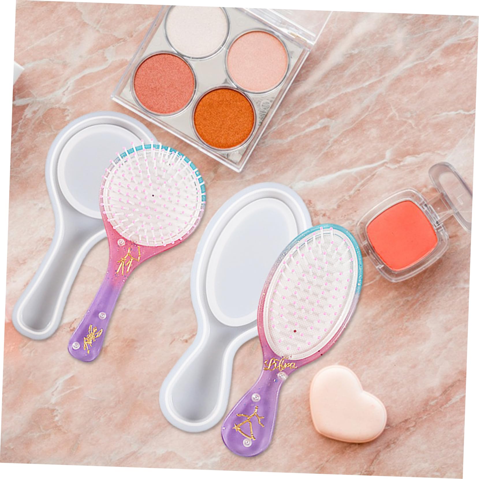 Operitacx Moules Silicone Époxy pour Peignes DIY 12 Pièces Réutilisables Flexibles Et Solide pour Bricolage Et Création De Présents