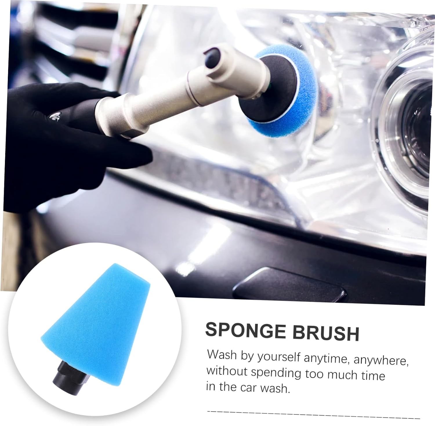 1Pc Car Wheel Cleaning Sponge Multi Functional Washing Tool for Rim Detailing Durable and Reliable Car Washing Sponge for Effortless Maintenance