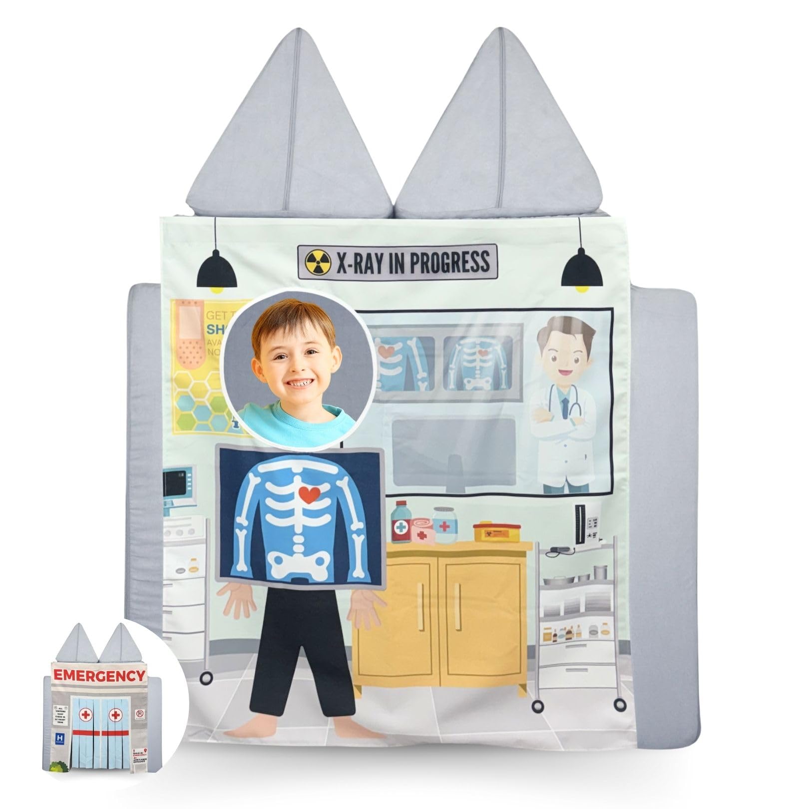 Couch Swag Play Panel for Childrens Foam Sofa Kids Couch (Hospital)