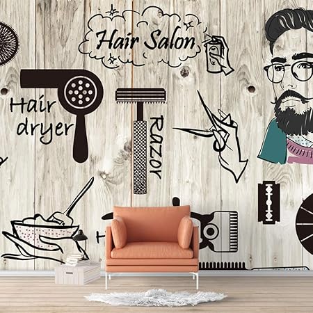 Amazon Com Idea4wall 臥室壁畫抽象班克斯街頭藝術可拆卸壁紙撕下和粘貼式壁貼 100 X 145 英吋 家居裝修