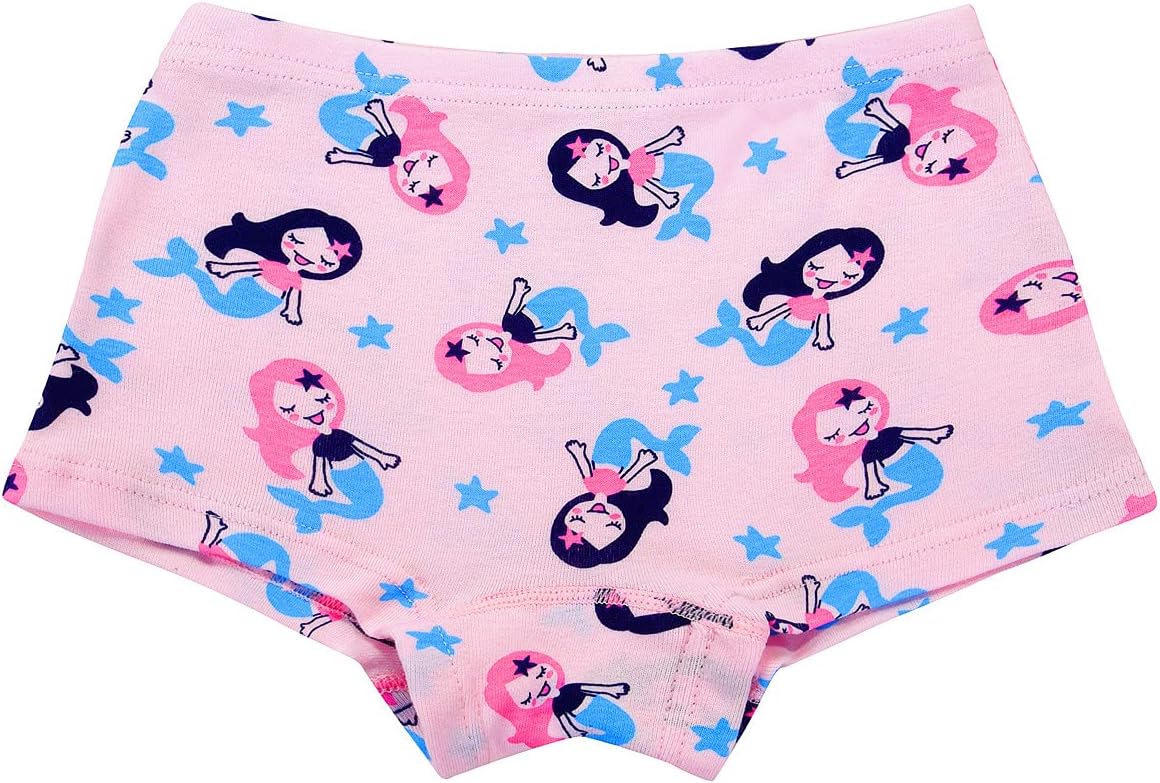 Cczmfeas Girls Hipster Cotton Underwear Boyshort Panties 6 Pack - Image 2