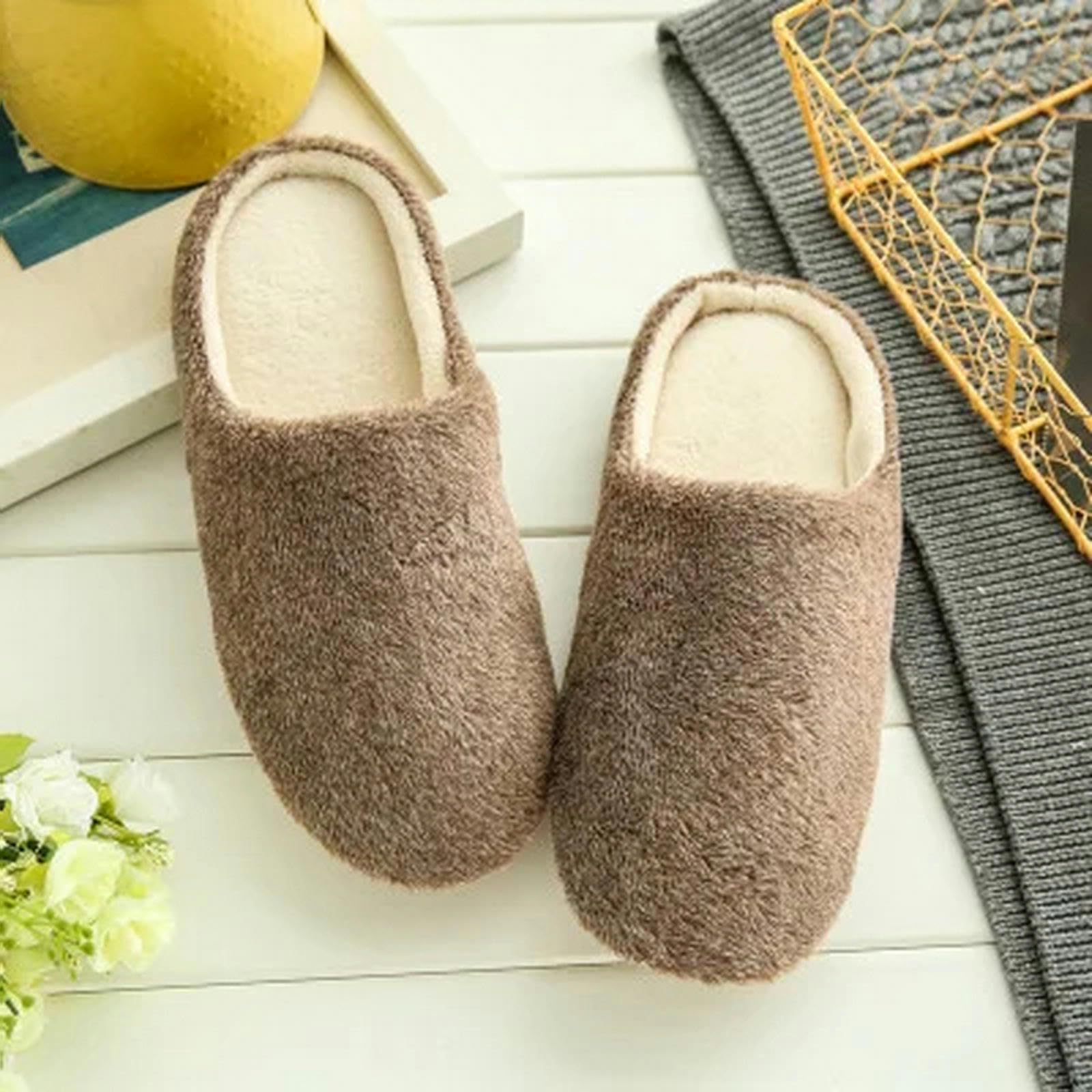 Kapcie damskie zimowe domowe kapcie Weicher Sohle Pantoffeln Komfort Ciepłe Innenhäuser Hausschuhe Schlafzimmer Paar Schuhe