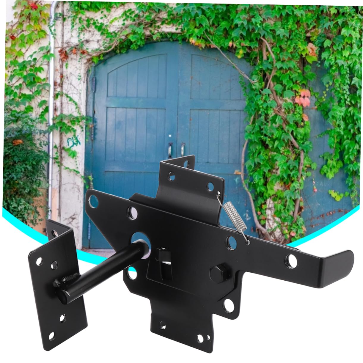 Loquet de Portail Lourd en Fer Autobloquant Verrouillage Automatique