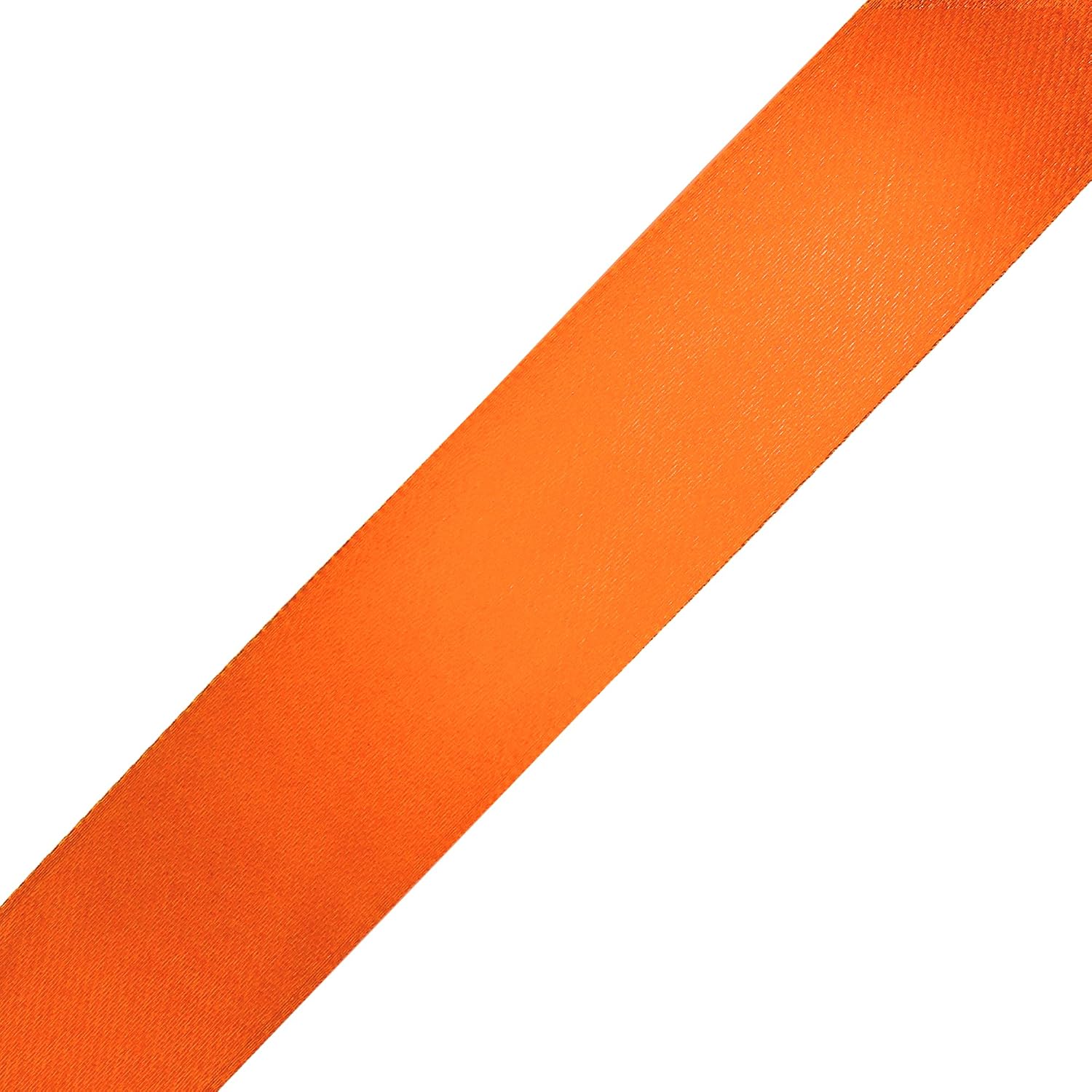 Mandala Crafts Orange 1 Inch Satin Ribbon for Crafts, 50 Yards image 2