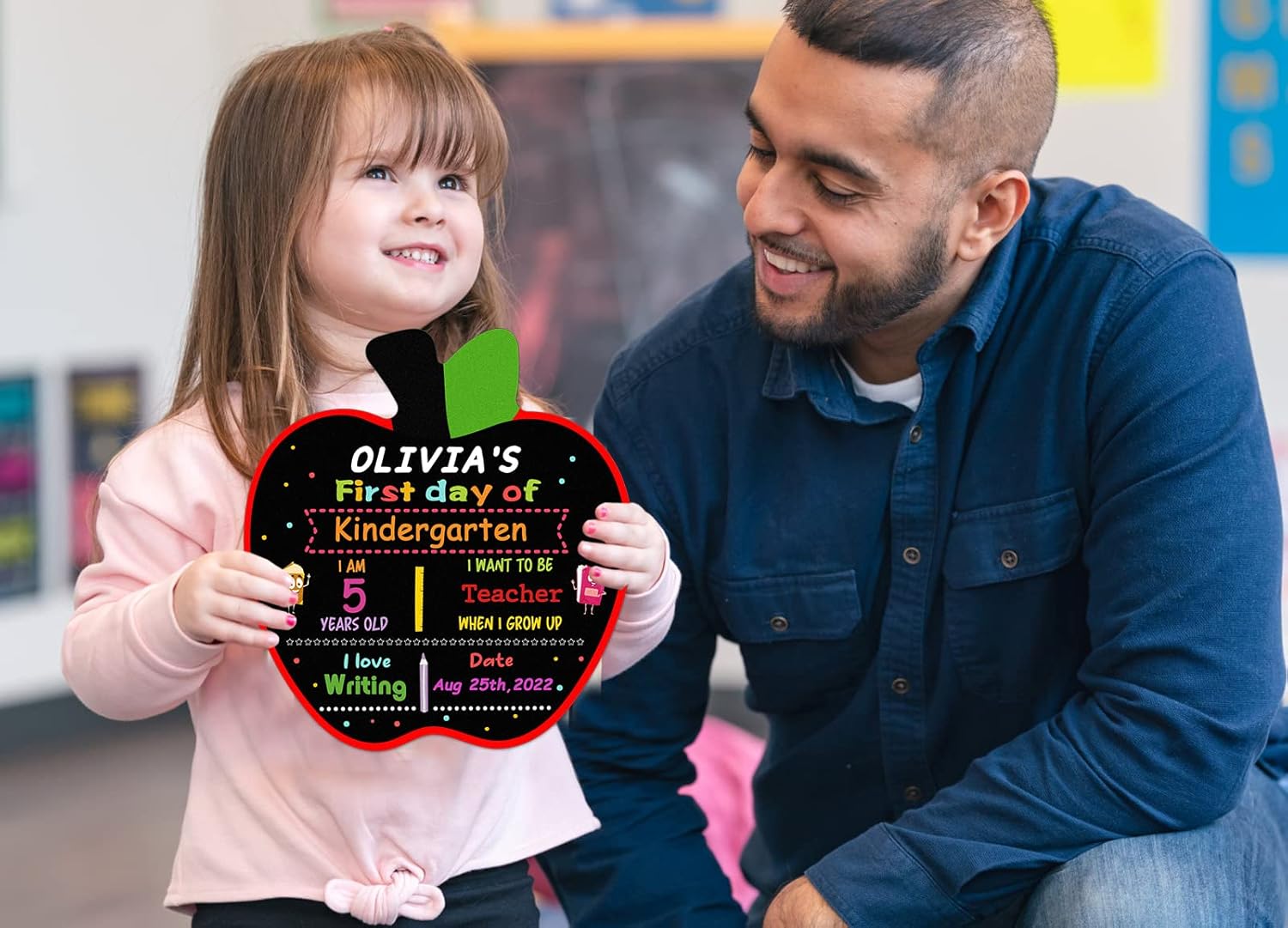 Double Sided First and Last Day of School Chalkboard Kuwait Ubuy