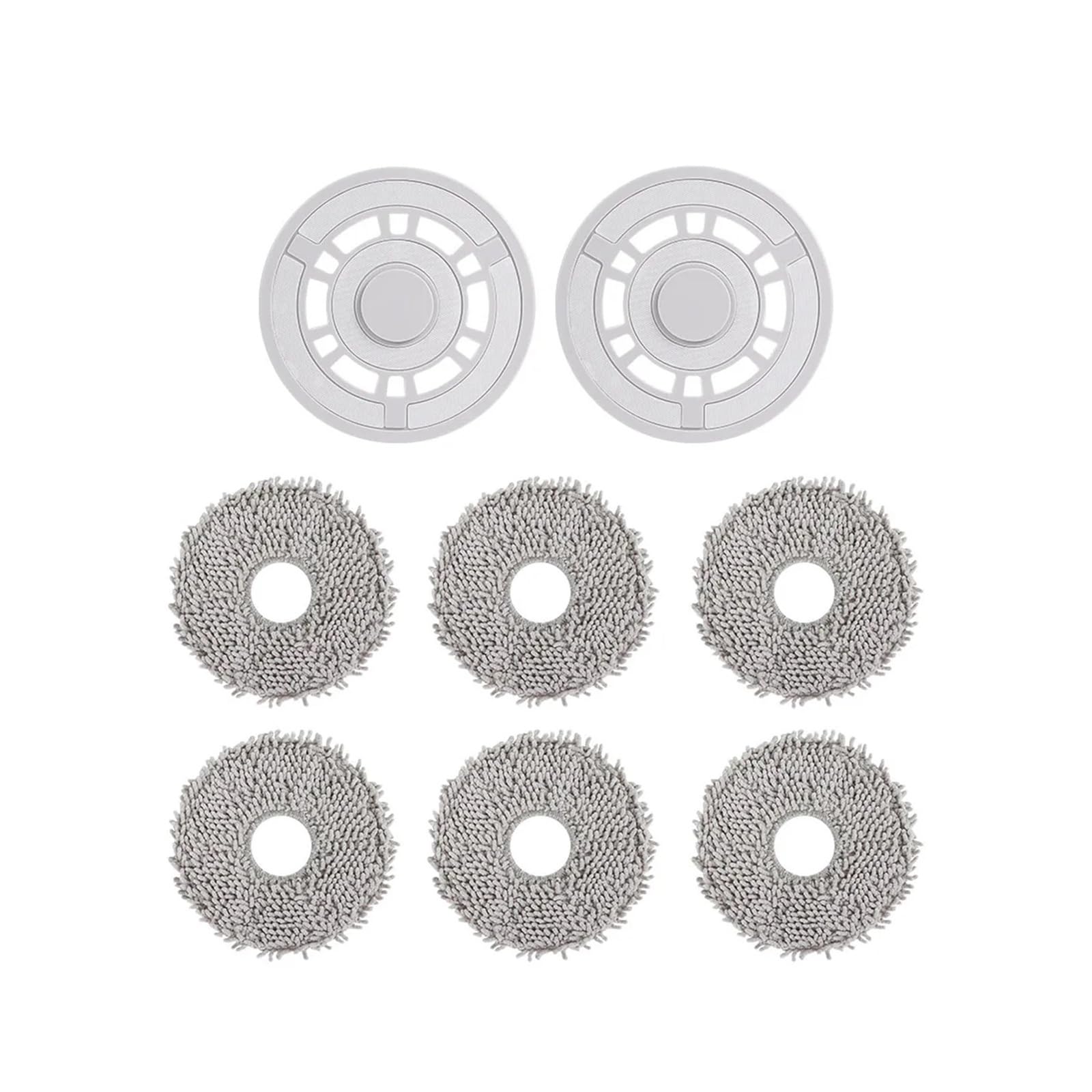 VIXWDRUTY Compatible For Xiaomi，All-in-One B101CN Mop Cloth Robot Vacuum，Compatible For Dreame，L10s Ultra S10 S10 Pro X10 Mop Pads Holder Accessories(8pcs)