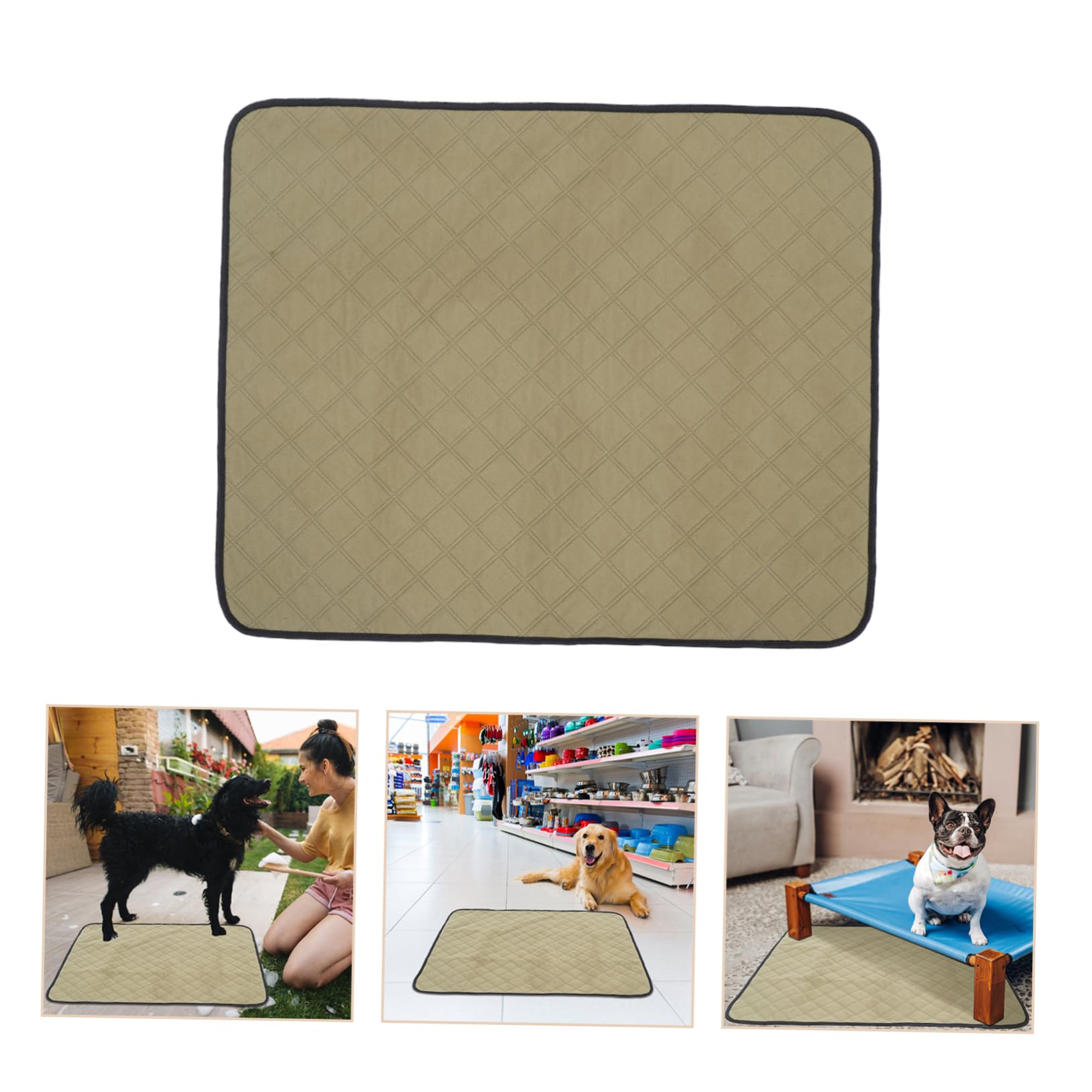 Toyvian 2pièces Tapis Urine Lavable Et Réutilisable pour Chien Tapis De Propreté Imperméable pour Parc Et Cage Apprentissage Propreté pour Chiots