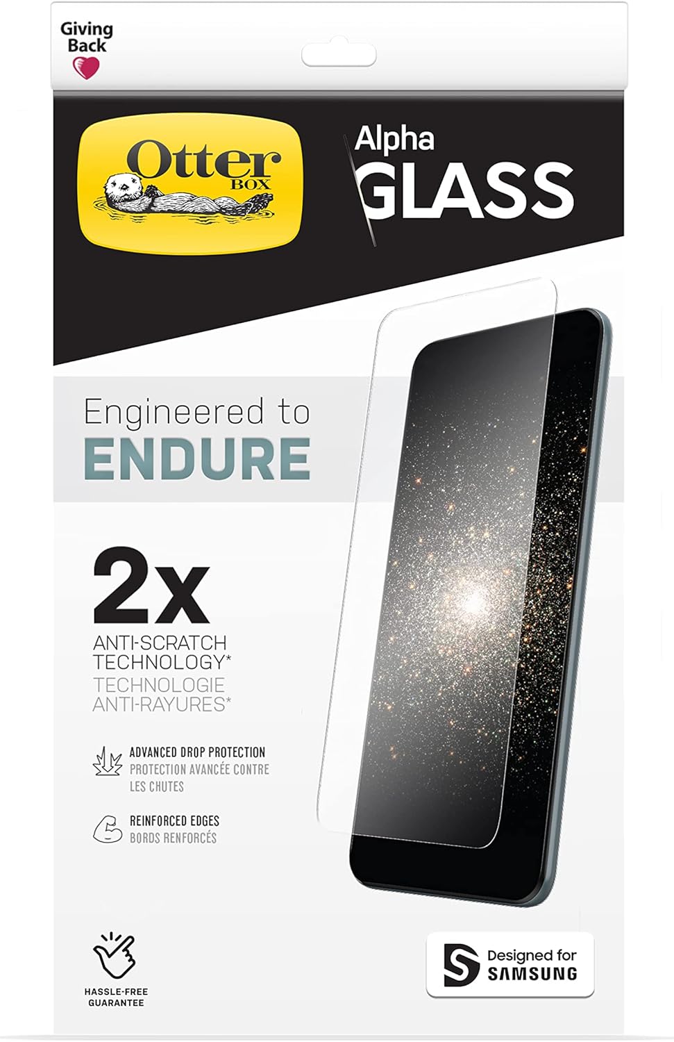 OtterBox ALPHA GLASS Screen Protector for Galaxy S21 FE 5G (Only) - CLEAR (GEN 2)