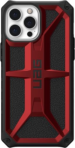Miniatura 3 de URBAN ARMOR GEAR UAG - Funda diseñada para iPhone 13 Pro Max, color rojo carmesí, resistente, ligera, delgada, a prueba de golpes, funda protectora