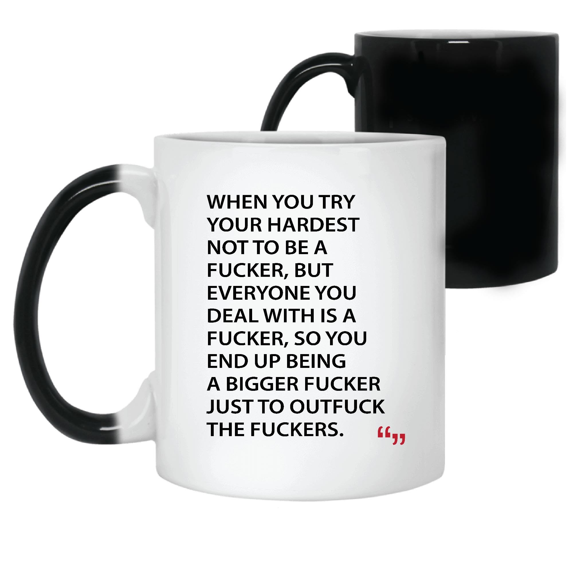 Funny Joke Gift for Hardcore Sweary Folks Greatest OutFucker 11oz 15oz Color Changing Mug