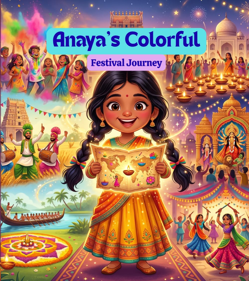 Anaya’s Colorful Festival Journey: Discovering Indian’s Festivals, Traditions, and Beautiful Clothing. A kids Cultural Adventures story books. (Little Cultural Adventures)