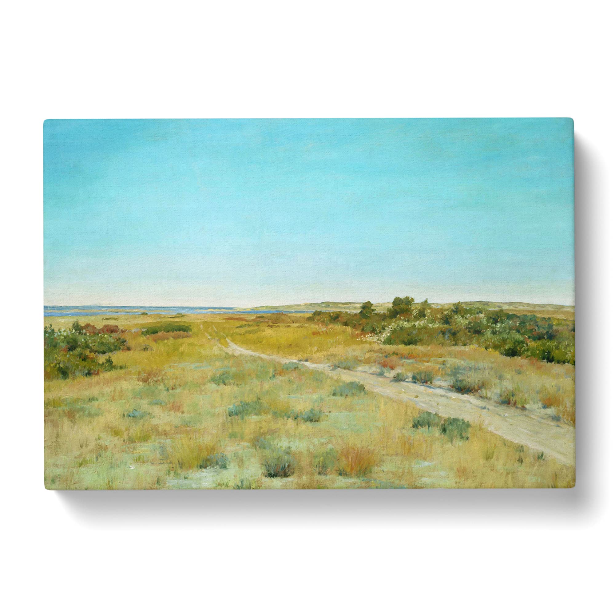 First Touch Of Autumn By William Merritt Chase Canvas Print, Mixed, 25L x 50W cm - Image 3