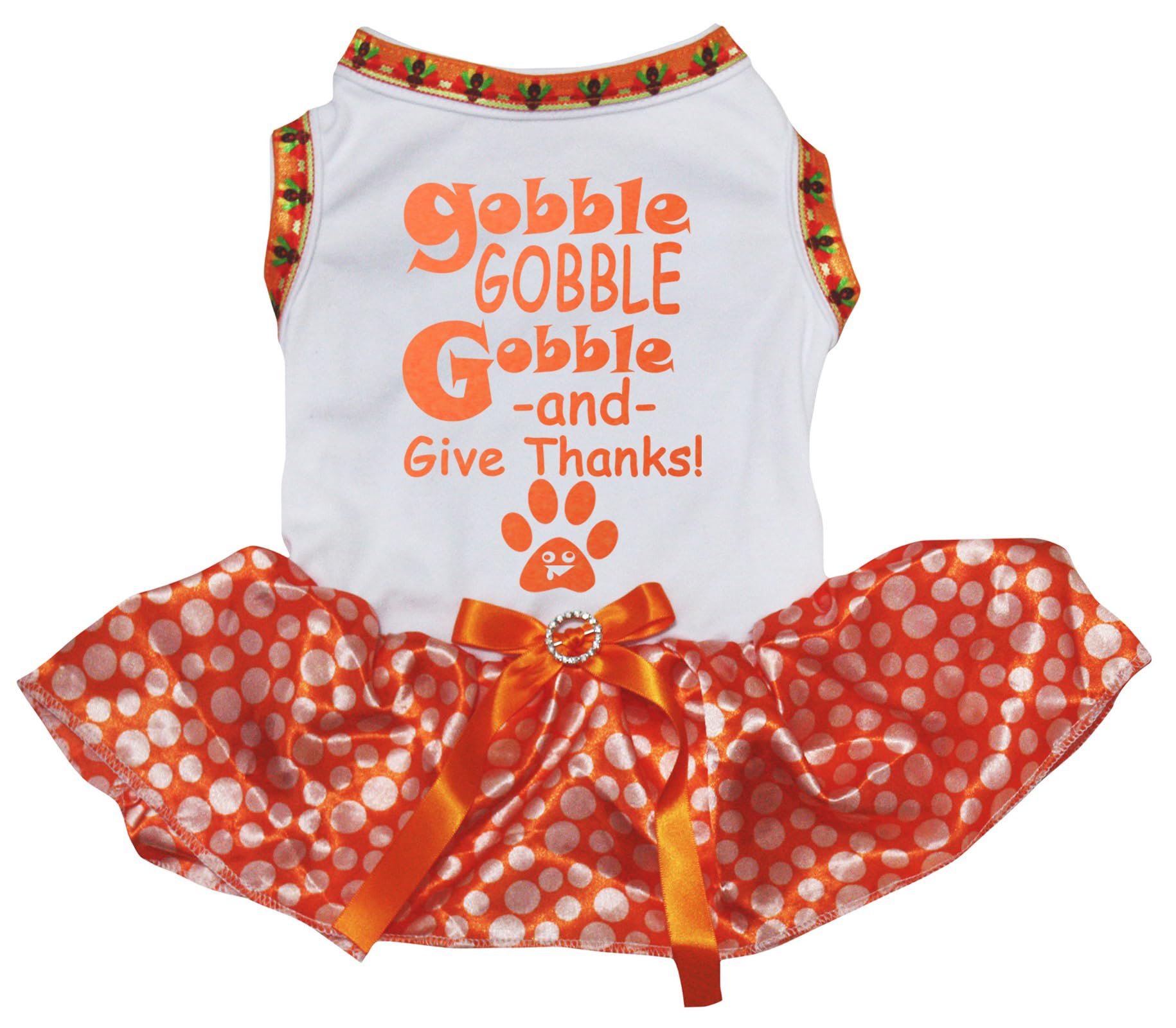 Robe pour chiot Gobble Gobble évite les frottements taille M à pois