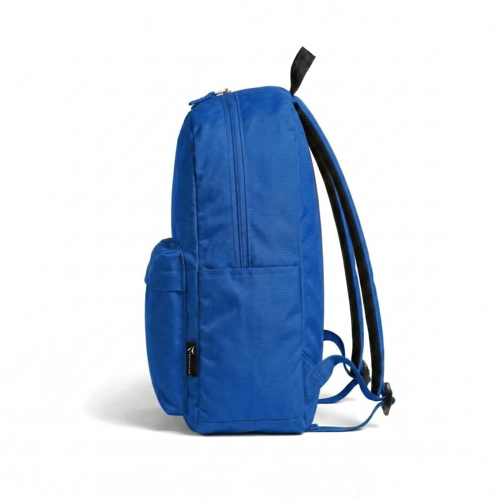 TECHMADE Zaino Scuola/Casual Unisex Multifunzionale 30x15x40 cm – IDEALE PER: Lavoro, Scuola, Ufficio, Tasche, Tempo Libero, Tasche Multiple e Cerniere Resistente - Poliestere 600D PVC (Blu)