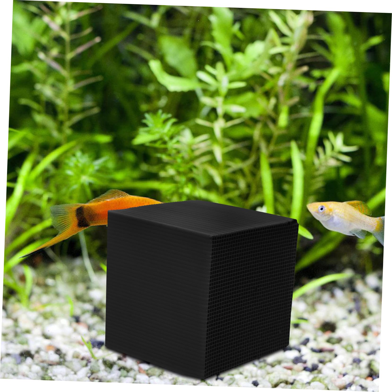 VANZACK 4piezas Cubo Purificador De Agua para Filtro De Esponja para Peceras El Crecimiento De Beneficiosos y Protege De Residuos