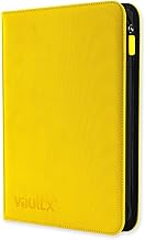 Vault X Raccoglitore per Carte da Collezione a 9 Tasche con Cerniera, 360 Carte, Materiale Exo-Tec per Album, 20 Pagine a Caricamento Laterale, TCG (Giallo)