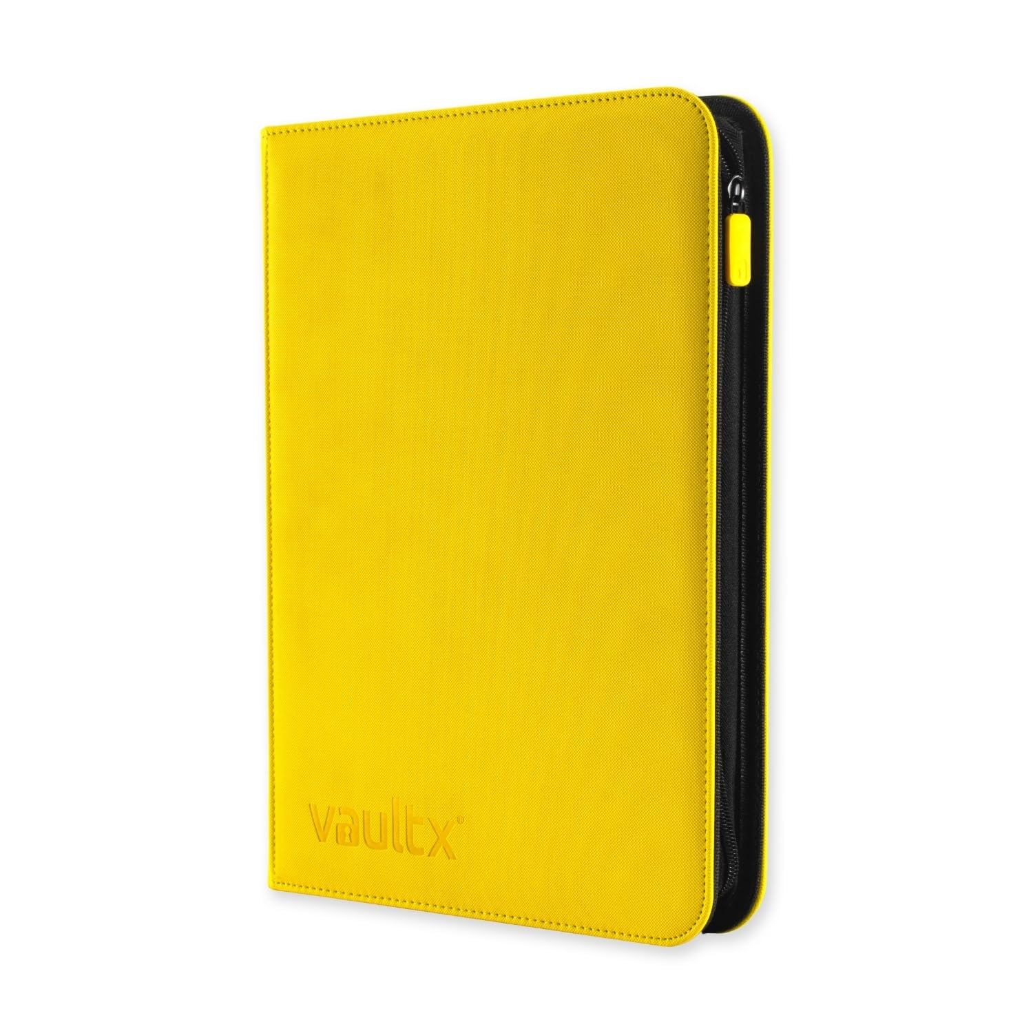 Vault X 9 Pocket Trading Card Zip Binder, 360 Cards, Premium Exo-Tec Album Material, 20 Side-Loading Pages, Folder for Collectible Games, Sports, TCG (Yellow) - 1