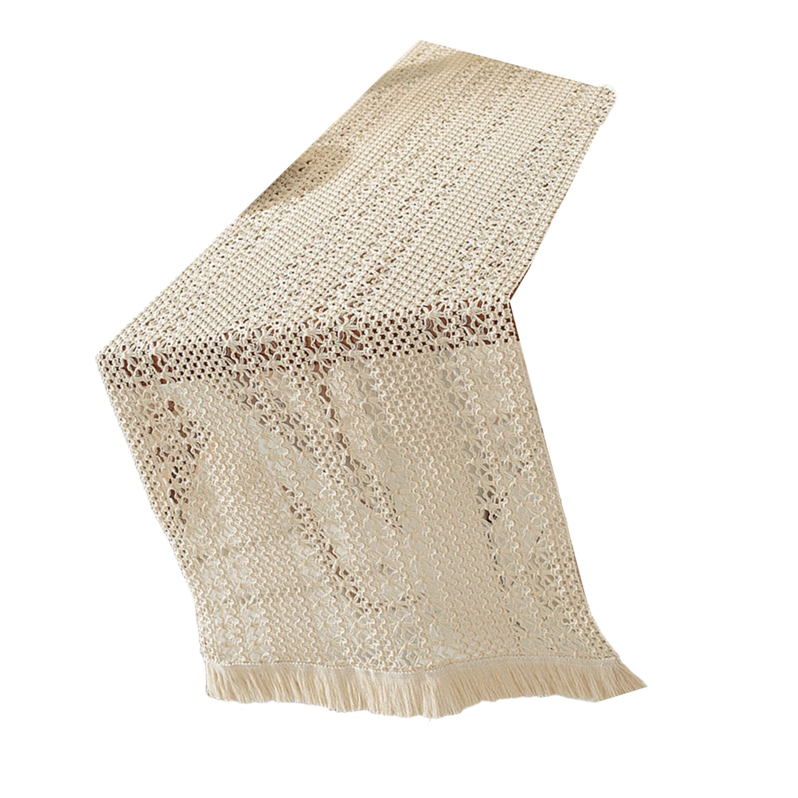 Tsophreniq Multipurpose Linen Look Table Runner 180cm Polyester Fabric for Casual Dining and Entertaining Linen Look Polyester Table Runner