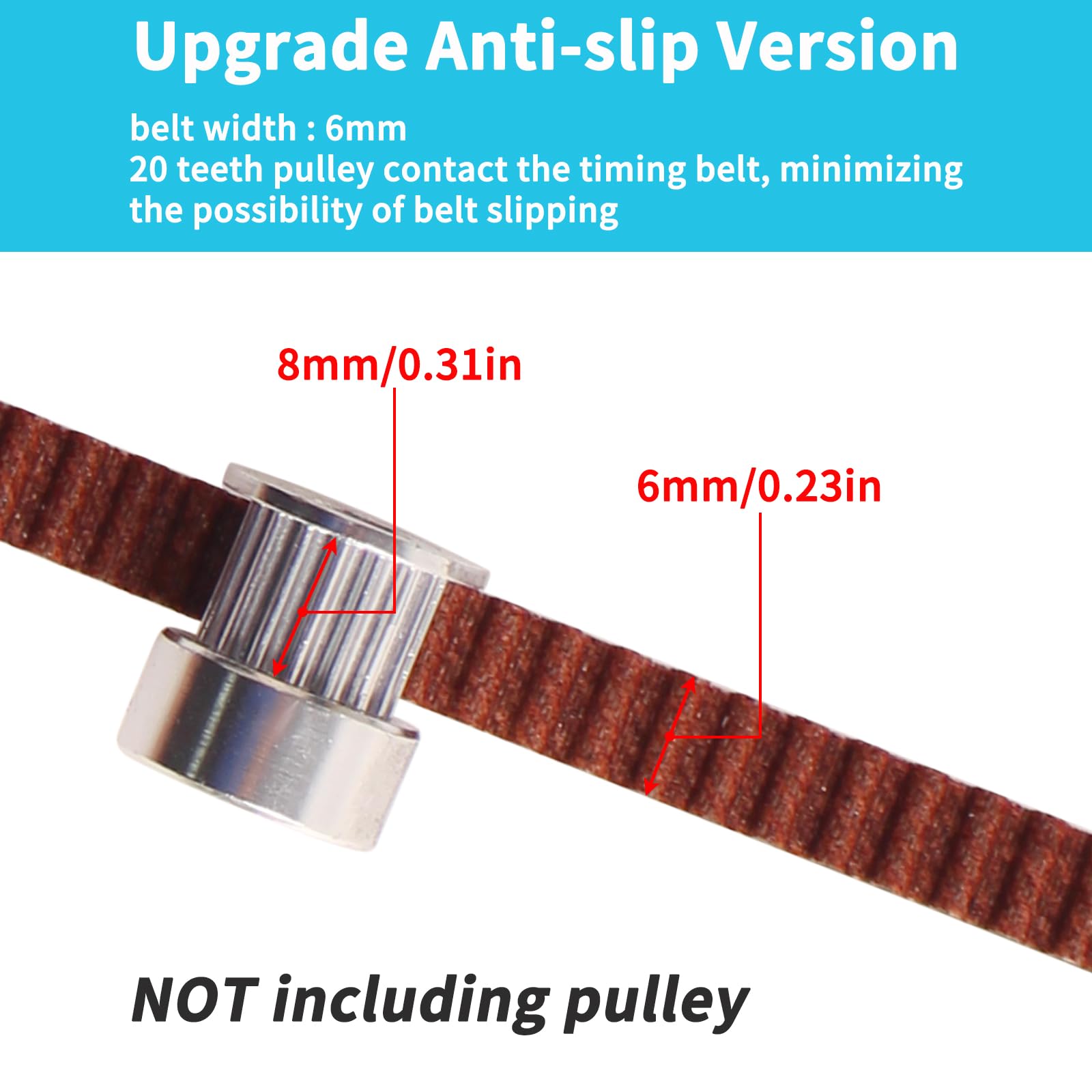 Amazon.com: FYSETC K1 Max Belt Replacement - 2GT-6mm RF Open